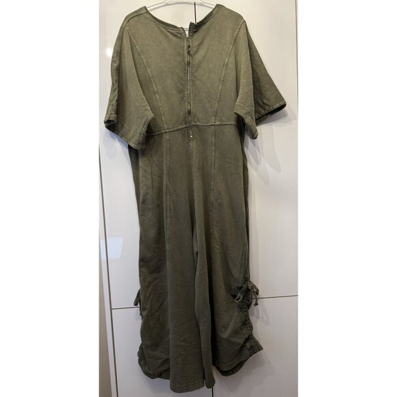 NWT Size L - Daily Practice 100% Cotton Horizon Wide-Leg  Jumpsuit (NWT US$ 138) - Picture 6 of 16
